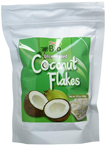 Cecil Bio - Copos de coco natural desecado, 100 g (pack de 6)