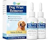 Bimoperal Dog Wart Remover, 2 Pack Natural Gentle Topical Care for Dogs with Wart-Like Bumps and Skin Tags, Alcohol-Free & Paraben-Free, Suitable for All Breeds & Puppies Over 3 Months, 0.7 fl oz × 2