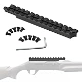 Gotical Scope Picatinny Rail Mount Compatible with Benelli Super Black II/III/M1/M2/M3/M4 / Remington 4, 6, 7400, 750, 7600, 7615, Weaver 93, M3000/M3500
