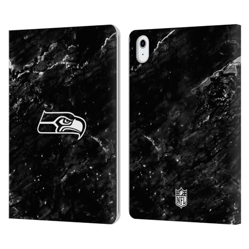 Protection iPad Air 11 NFL Seattle Seahawks étui cuir portefeuille marbre