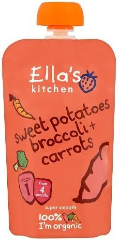 Ella'S Kitchen | Sweet Potato,Broccoli,Carrot | 3 x 120g