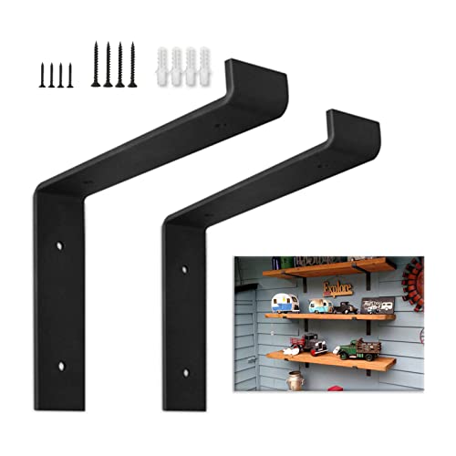 Supports d'étagères métalliques 20cm équerre en L pour étagère flottante
