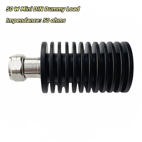 BECEN 50W MINI DIN Dummy Last 50 Ohm, 4.3 10 Stecker 50 Watt RF-Terminal Load Connector Low VSWR RF 50 Ohm Dummy Load for Ham Radio (50W MINI DIN LOAD 3G)