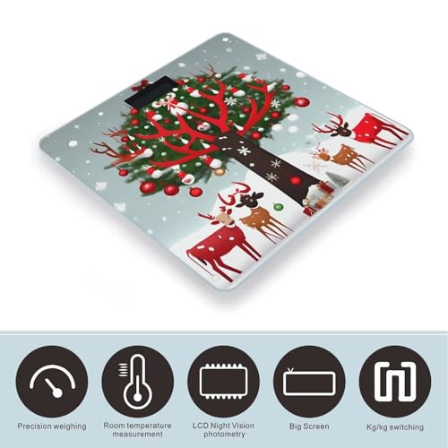 Báscula Digital de Baño con Pantalla LCD y Vidrio Templado miniatura 3