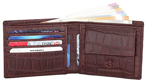 Image of WildHorn Rfid Protected Leather Wallet For Men, Brown