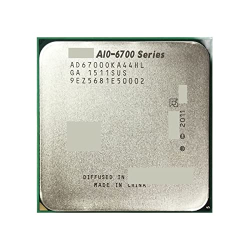 Equipos informáticos APU A10 6700 APU A10 6700k AD6700OKA44HL Zócalo FM2 Quad NÚCLEO CPU 3.7GHz Precisión de fabricación