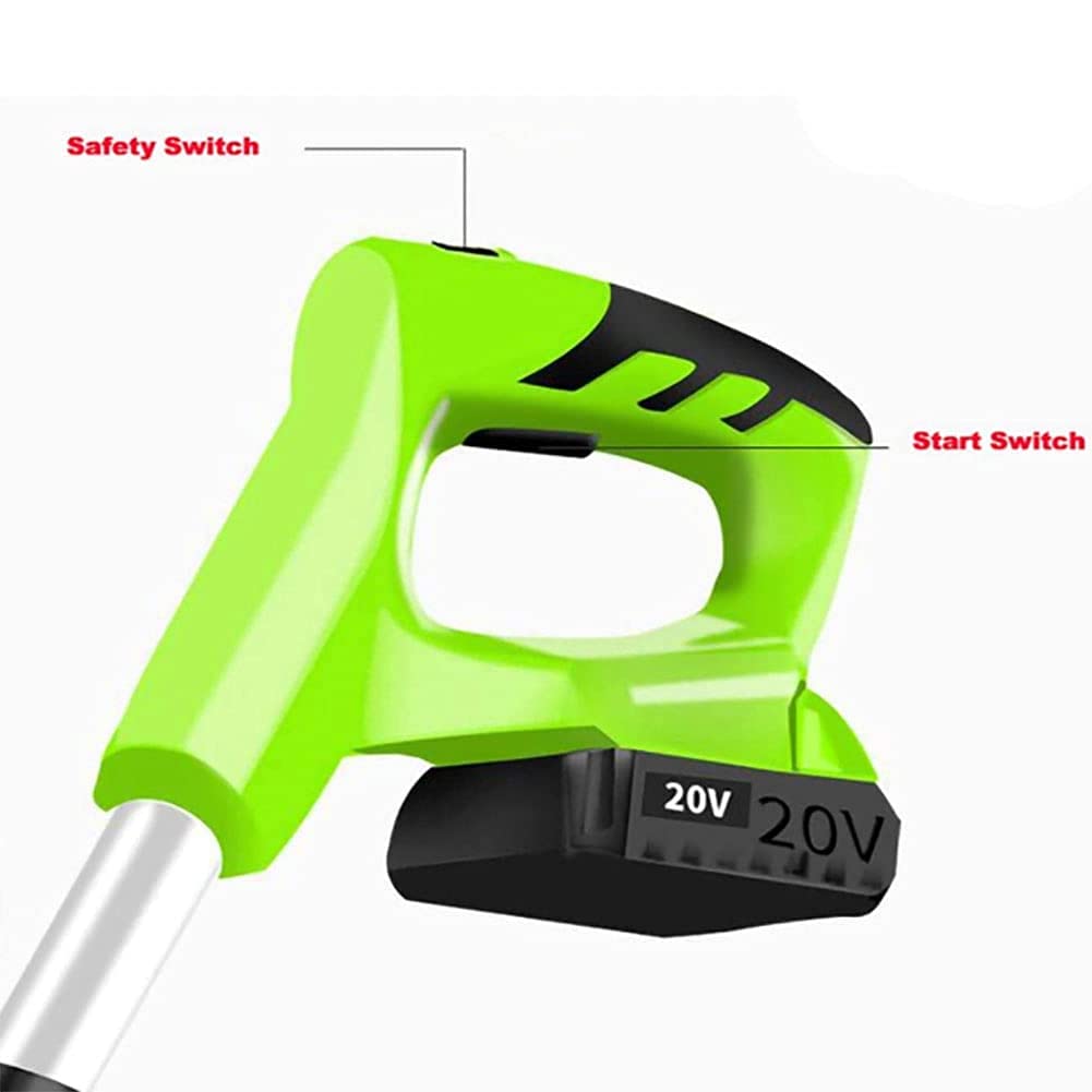 Motozappa senza fili per il giardino, motozappatrice da giardino con batteria ricaricabile e caricabatterie da 4000 mAh, zappatrice manuale elettrica zappatrice per terreni coltivatori portatili