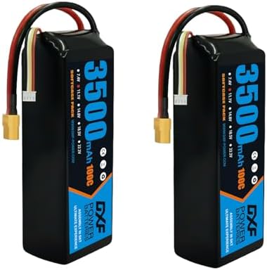 DXF Batterie Lipo 3S 11.1V 3500mAh 100C - XT60 - Pour Hélico Et Voiture RC - Haute Performance