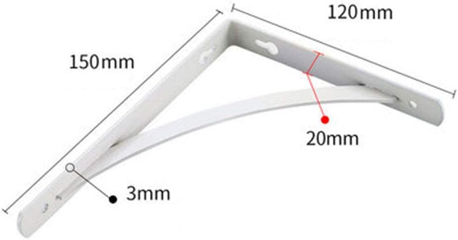 Bracket, L Bracket for Shelf,Wall Mounted Triangle BracketsTriangle Board Shelf BracketsTriangle Bracket Bracket partition Wall Right Angle Fixed Triangle Iron Bracket Shelf Support Support Tripod ra