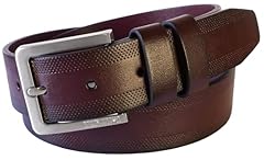 Burgundy James Belt