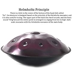 LLC-POWER Professionnel Handpan Steel Handrum en Ré Mineur 9 Notes (D3 A BB C D E F G A) Chakra Helmholtz-Résonateur… - Les Beatles, Paul McCartney, John Lennon, RIngo Starr, George Harrison LLC-POWER Professionnel Handpan Steel Handrum en Ré Mineur 9 Notes (D3 A BB C D E F G A) Chakra Helmholtz-Résonateur… – Image 2