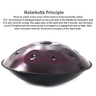 LLC-POWER Professionnel Handpan Steel Handrum en Ré Mineur 9 Notes (D3 A BB C D E F G A) Chakra Helmholtz-Résonateur… - Les Beatles, Paul McCartney, John Lennon, RIngo Starr, George Harrison LLC-POWER Professionnel Handpan Steel Handrum en Ré Mineur 9 Notes (D3 A BB C D E F G A) Chakra Helmholtz-Résonateur… – Image 2
