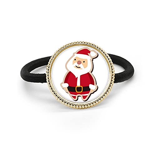 Tocado de plata con Santa Claus y banda de goma para eventos festivos