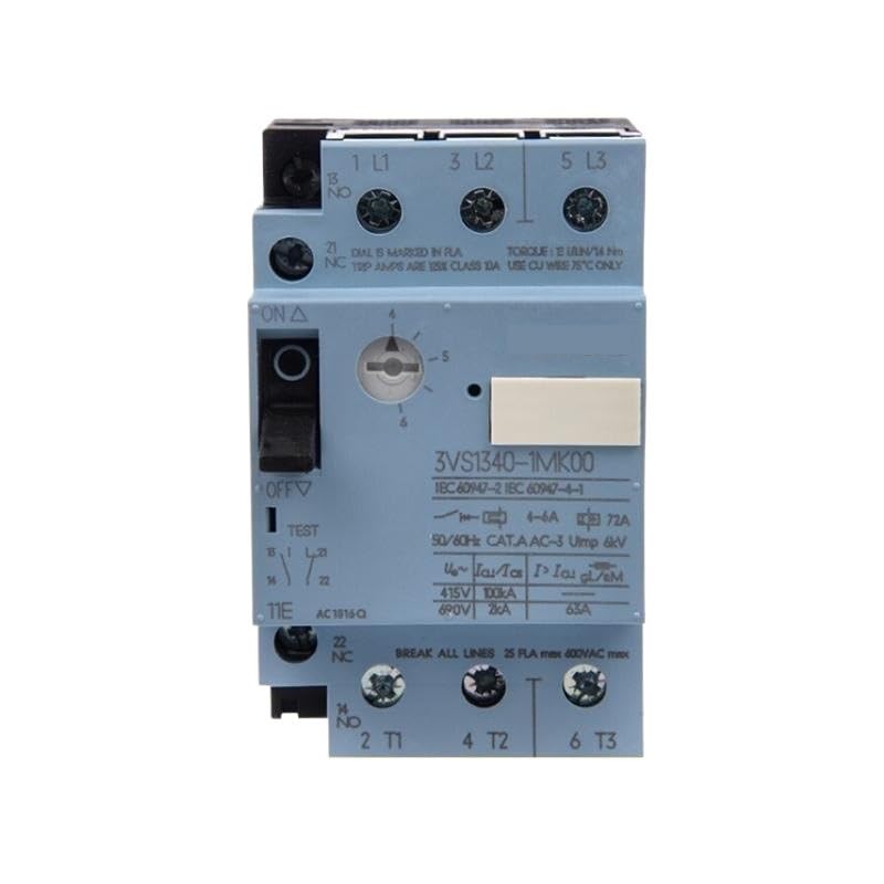 Disjoncteur moteur 3VS 3VS1340-1MM00 pour éviter la surchauffe des lignes