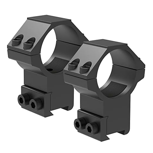 TPO AG30-H142 30mm Diameter Scope Mount, 1.42 Inch Height Airsoft Dovetail Scope Rings, for 11mm Dovetail Rails Air Gun Mount
