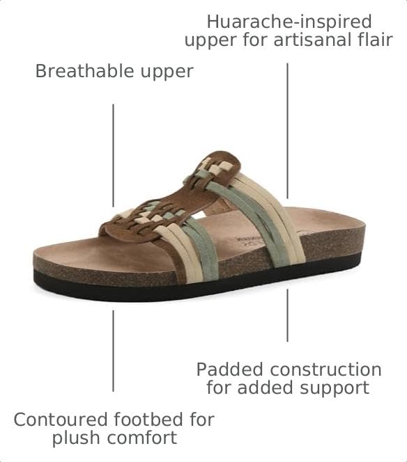 Image of White Mountain Women's Halicore Slide Footbed Sandal