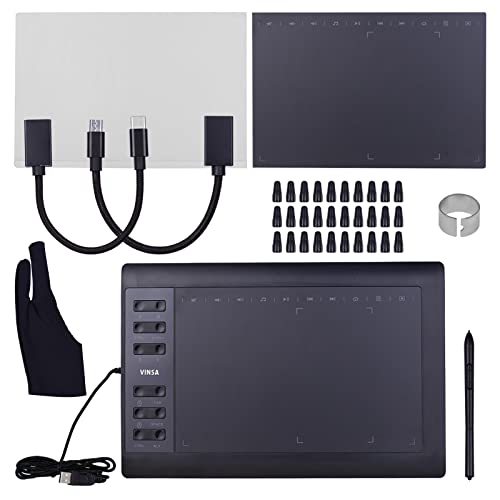 Tableta de dibujo profesional de 10x6 pulgadas para dar vida a tus ilustraciones en PC