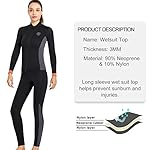 Wetsuit Pants Wetsuit Tops 3mm Neoprene Tops Pants Men and Women Surfing Pants Jacket Keep Warm for Diving Surfing Swimming Snorkeling Scuba Kayaking Pants - Image 3