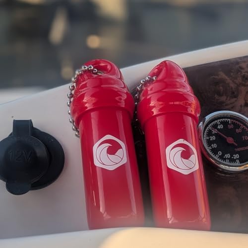 Image of Seahive Floating Keychain (1 pack) with Waterproof Safety Container Boat Key Float - Pontoon, Fishing Accessories key holder