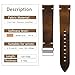 Getalia leather Watch Band Foldover Clasp Retro Oil wax Genuine Leather,18mm 19mm 20mm 21mm 22mm Quick Release Replacement Watch Straps for Men and Women (Coffee Band Width-22mm)