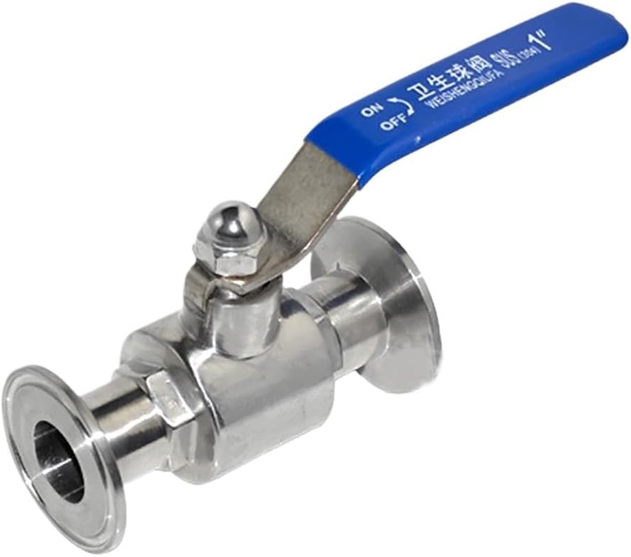 ROUPWKWO フルポートボールバルブトライクランプタイプフェルールステンレススチールSS SUS 304(32mm) 1個