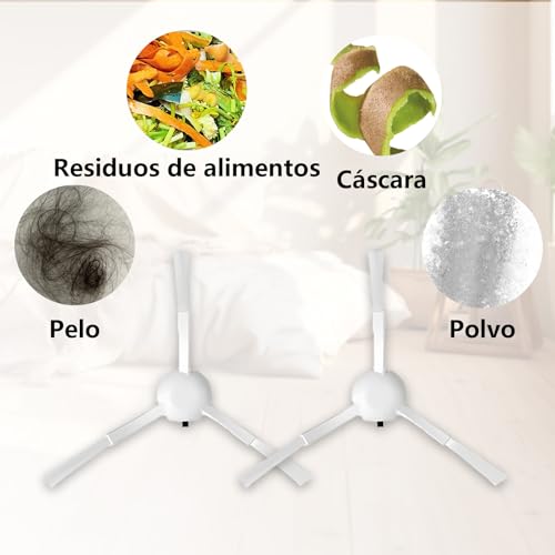 Miniatura 7 de Homruich Kit De Accesorios De 23 Piezas Para Xiaomi X20 X10 Plus Aspirador Robótico, 1 Cepillo Principal, 4 Filtros Hepa, 6 Toallas, 6 Bolsas De Polvo, 6 Cepillos Laterales