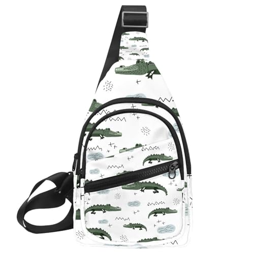 Sac de poitrine étanche Fruits Sling Bag pour hommes et cyclistes