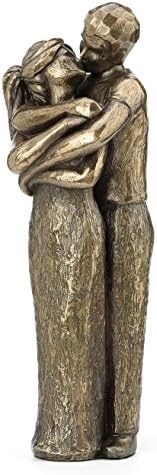 Bronze Statue, Sculpture, Soul Mates, Figurine, Modern Art 