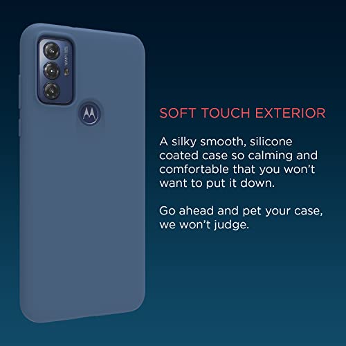 Image of Motorola Moto G Play (2023) Protective Case- Dusk Blue - Precision fit Shock Absorbing Cases for Enhanced Phone Grip, Style, Drop Protection for Your Moto G-Play 2023