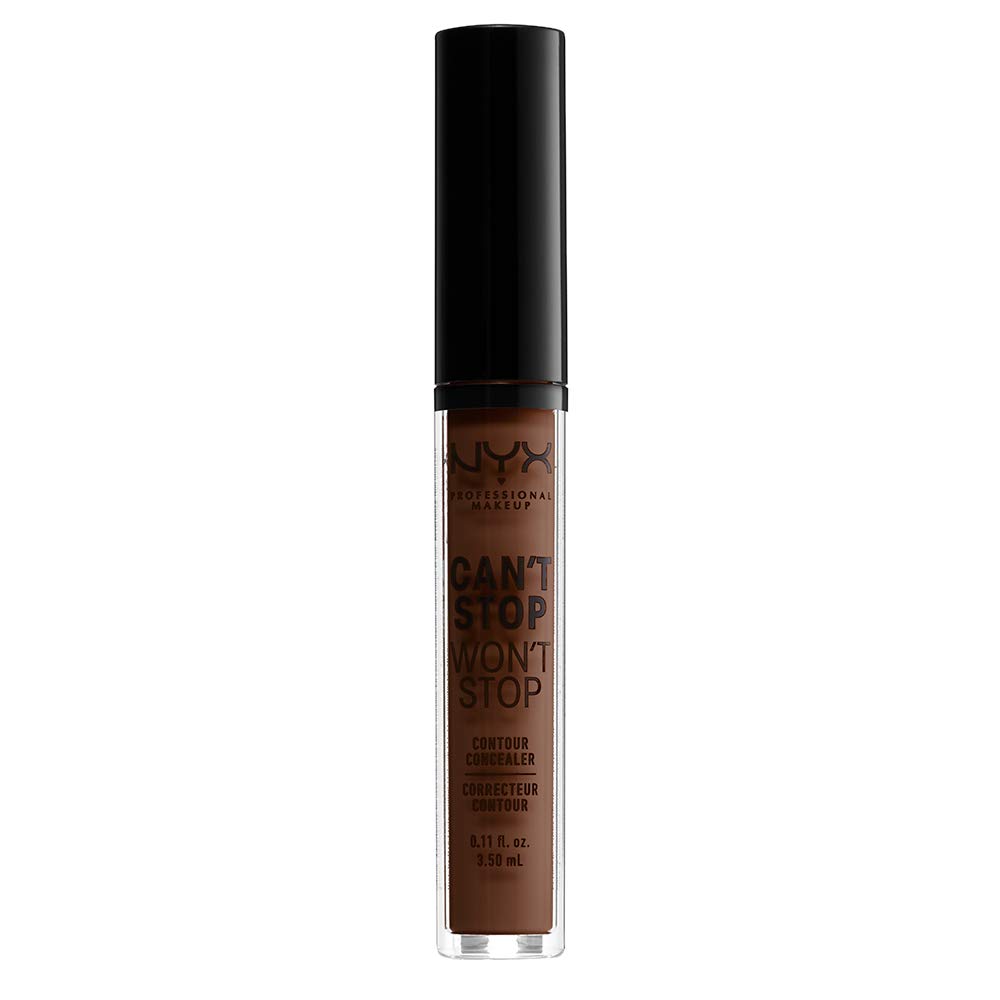 NYX PROFESSIONAL MAKEUP Can't Stop Won't Stop Contour Concealer, Deep Walnut 22.7
