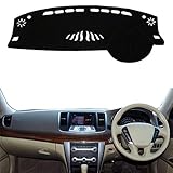 XHULIWQ 車のダッシュボードカバーマット、日産 ティアナ J32 第2世代 2008-2012 、カスタムスリップ防止サンシェードパッドインテリアアクセサリー