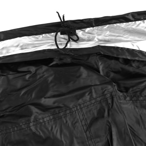 Sarini Billardtisch-Abdeckung, wasserdicht, für den Innen- und Außenbereich, staubdicht, Sonnenschutz, Regenschutz, für Snooker, Billardtisch, Terrassentisch, Schwarz