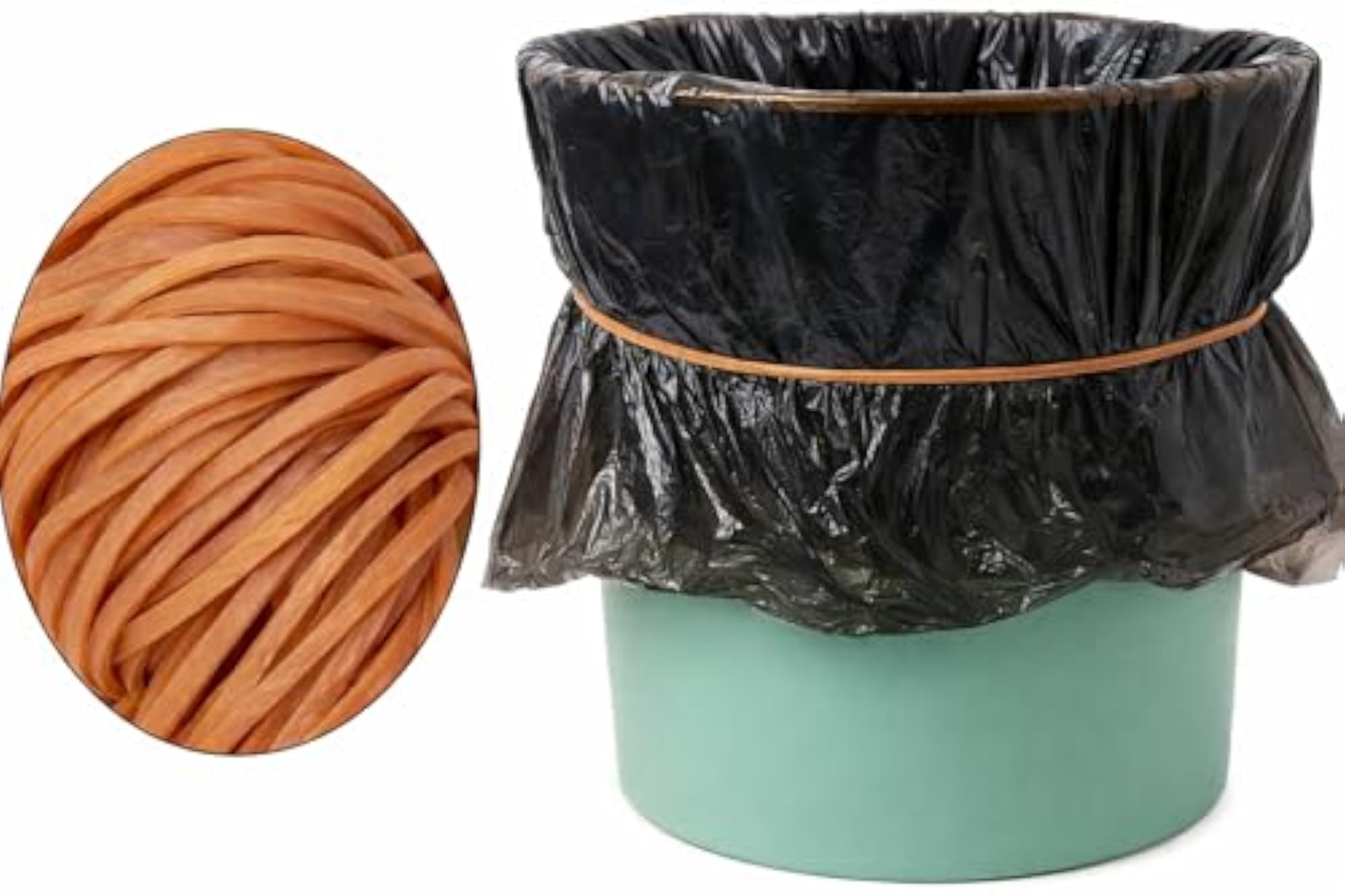 Natural Rubber Bands, Heavy Duty Elastic Bands for Office Use