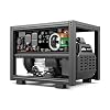 GENMAX DIY Open Frame Dual Fuel Inverter Generator, 4000W ultra-quiet 145cc engine,with Parallel and Series Capability with CO Alert, Ideal for Construction Job & Home backup power EPA Compliant