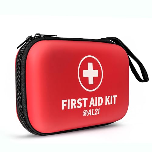 @AL21 All-Purpose First Aid Kit 184 Pieces, FSA/HSA Eligible Emergency Kit for Home, Travel, Car, Business, Worksite and Office, Portable Emergency Supplies for Minor Cuts, Scraps, Sprains & Burns