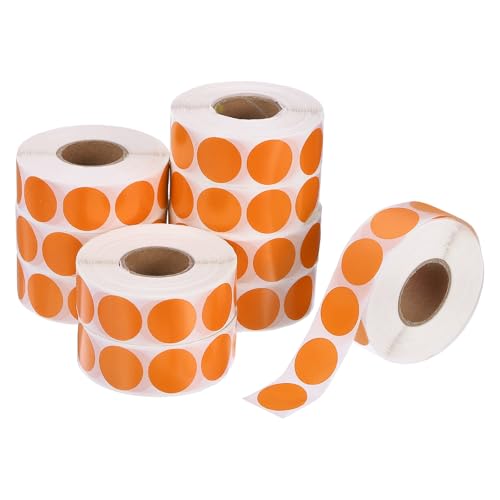 PATIKIL 10000 szt. 10 rolek kolorowych naklejek w kropki, 1,9 cm naklejki okręgowe, samoprzylepne koło, metka z ceną, etykieta, do biura, biura, na podwórko, wyprzedaż garażu, wyprzedaż, wystrój domu