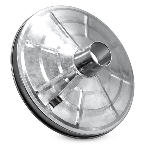 Miniatura 4 de Verbrennungstonne 75l Galvanizado Parrilla Fuego A Combustión Calefactor De Terraza
