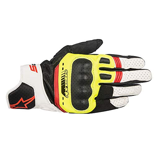 Alpinestars Men's 3558517-1503-S Gloves (Black/Red/Yellow, Small) #TOP16