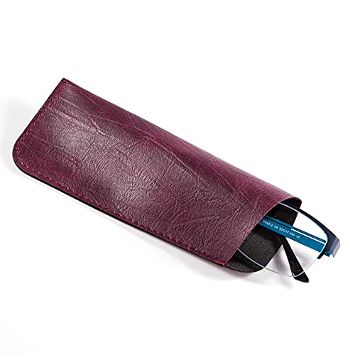 Image of TRIUMPH VISION Reading Glasses Pouch Eyeglass Sleeve Soft Case Slim 3 Pack | Alternative to Bulky Case Lightweight,Neoprene Lined Padded Protect Optical lens Slip in, Cute Pattern Portable for Daily Use