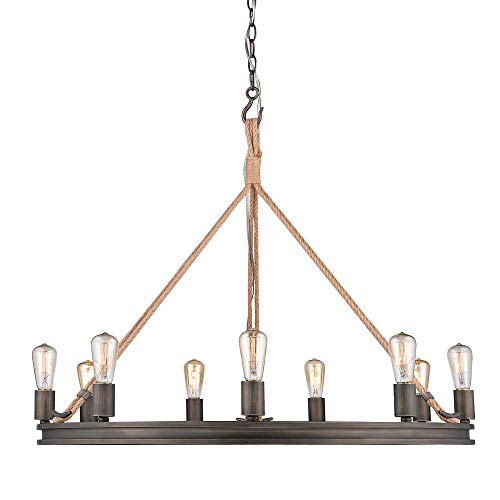 Golden Lighting Chatham 9 Light Chandelier #TOP16