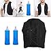 Menolana Running Vest Backpack with 2pcs 500ml Soft Flasks Running Gear, M