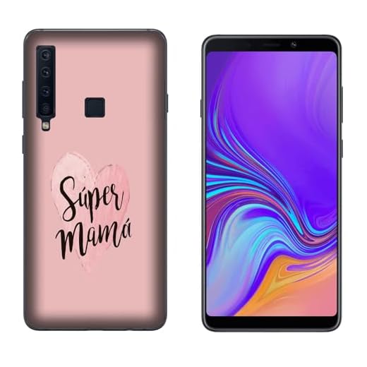 Mobilskal Skal kompatibel för Samsung Galaxy A9 (2018) Mors dag Super hjärta/TPU mjuk silikongel/Telefon Hård Snap on Anti-halk Anti-rep Stöttålig skyddande TPU