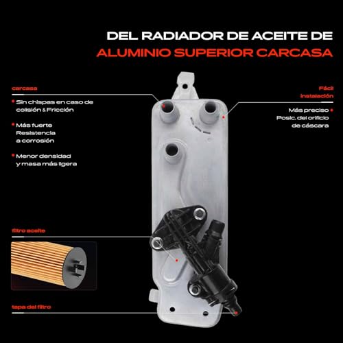 Evita sobrecalentamiento con radiador de aceite 17217638678 para Serie 7 F01 F02 4