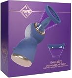 Pumped by Shots - Exquisite - Rechargeable Vulva and Breast Pump - Purple