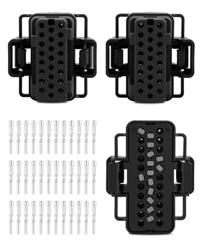 FICM Fuel Injection Control Module Connector Terminal Wiring Harness Plug Fit for Ford Excursion F250 - F750 6.0L Diesel Powerstroke Replace 1456315-2 1456315-6 1437287-6 AP0018 AP0019 AP0020