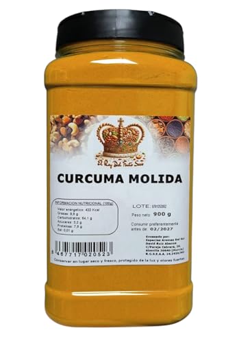 Cúrcuma en polvo 900 gr - cúrcuma especia - curcuma molida - El Rey del Fruto Seco