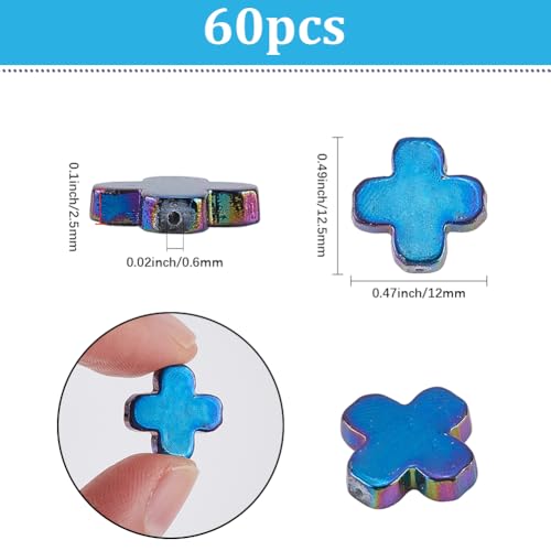 Perles de Coquillage pour fabrication de bijoux en vrac nacre en forme de croix DIY