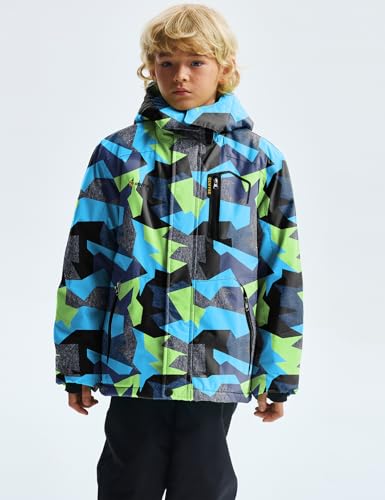 Gemyse Boy'S Waterproof Ski Snow Jacket Hooded Fleece Windproof Winter Jacket  thumb #1