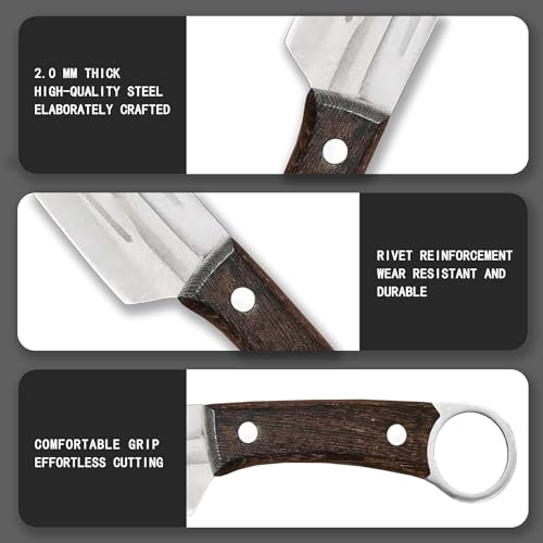 Generic Captoola 4.3 Inch Butcher Knife Pack of 1 - Image 4