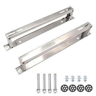 TADERUILY Ductless Mini Split Ac Wall Mounting Bracket Air Conditioner Support Bracket Heavy Duty Stand Condenser Pad Ground Heating System for 9000 BTU - 24000 BTU (Small（9000-24000btu）)